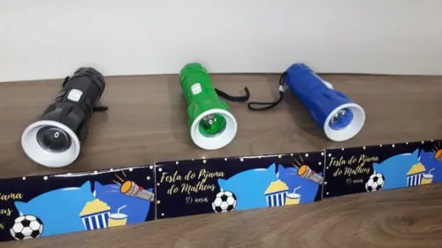 Lanterna Brinquedo Infantil Personalizada Festa do Pijama