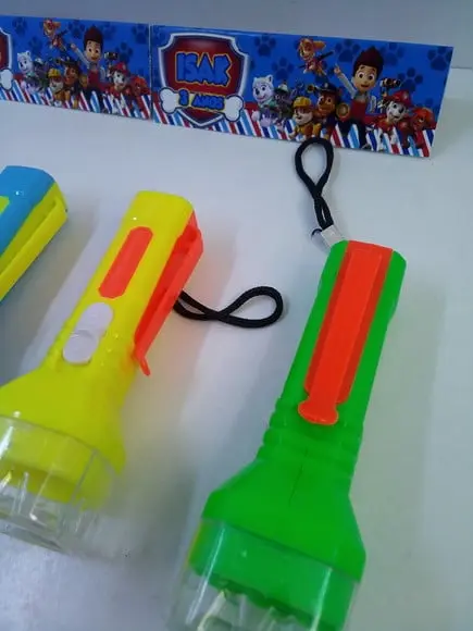 Lanterna Brinquedo Infantil Personalizada Patrulha Canina