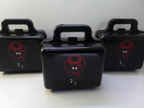 Maletinha Plástica Personalizada Tema Homem Aranha Verso