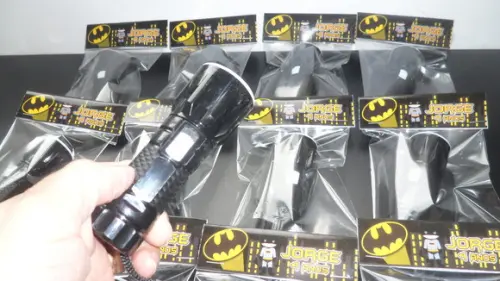 Mini Lanterna Personalizado com Tema Batman