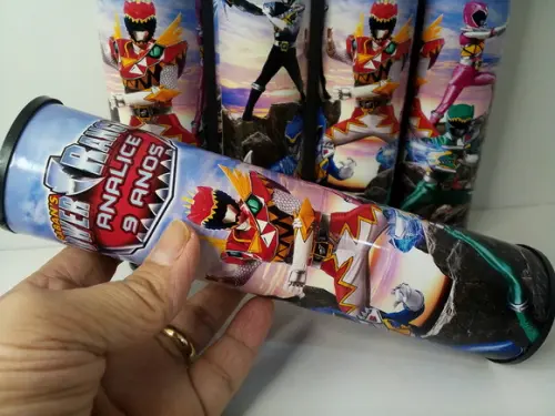 Pega Vareta Personalizado Power Ranger