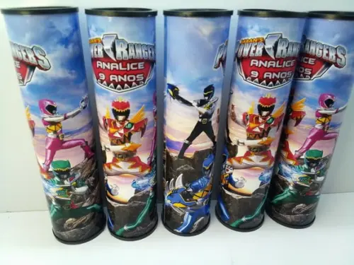 Pega Vareta Personalizado Power Ranger