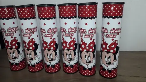 Pega Vareta Personalizado Tema Minnie