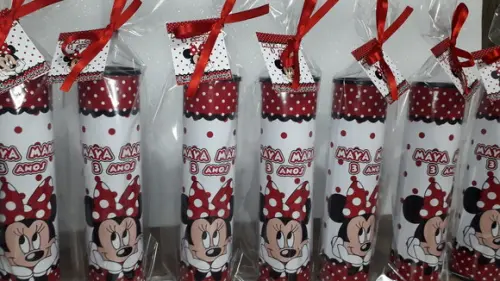 Pega Vareta Personalizado Tema Minnie