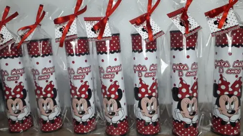 Pega Vareta Personalizado Tema Minnie