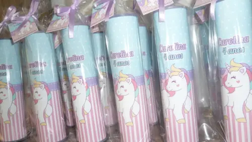 Pega Varetas Personalizado Tema Unicornio