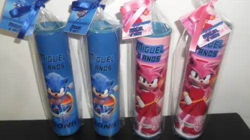 Pega Varetas Tema Sonic Menina e Sonic Menino