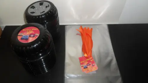 Pote Roda Plasútil Personalizado no Tema da Sua Festa