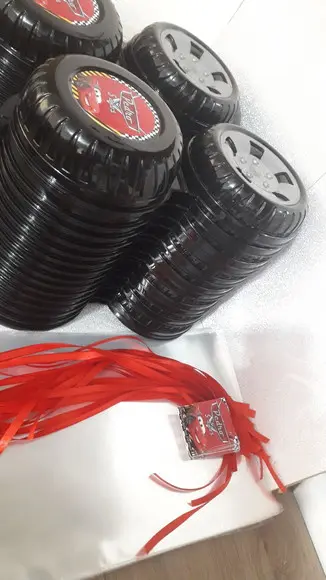 Pote Roda Plasútil Personalizado no Tema da Sua Festa