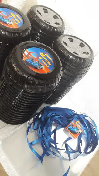 Pote Roda Plasútil Personalizado no Tema da Sua Festa