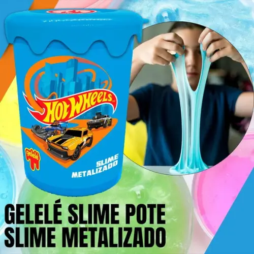 Slime Gelelé Hot Wheels Cores Sortidas