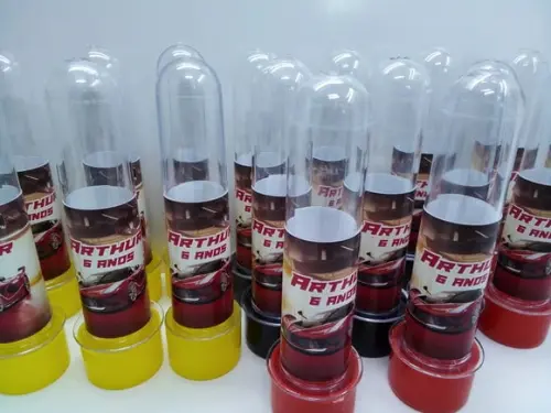 Tubete Personalizado Tema Ferrari