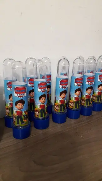 Tubete Personalizado Tema Patrulha Canina