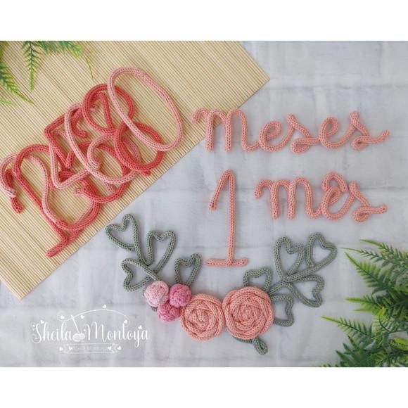 Kit Mesversário Tricotin Tema Jardim