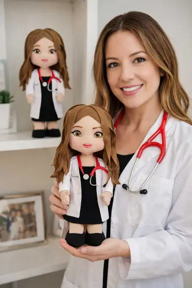 Boneca Personalizada Médica