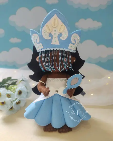 Iemanjá Boneca em Feltro
