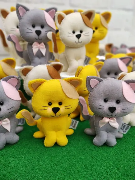 Gatinhos em Feltro