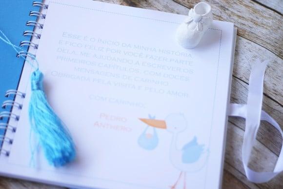 Livro de Assinaturas Cegonha