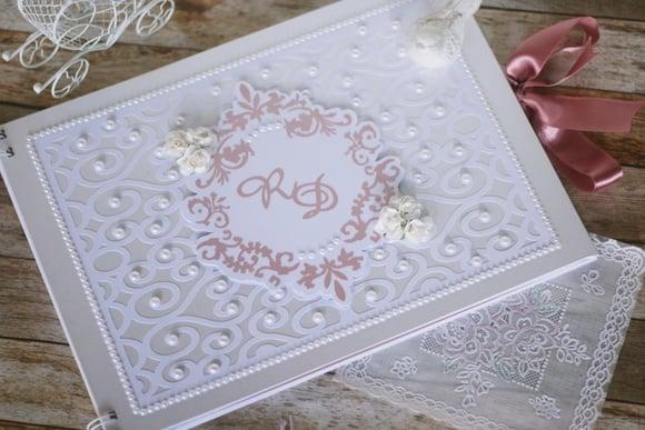 Livro de Mensagens para Casamento Personalizado | Scrapbook Artes