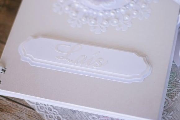Livro de Assinaturas para Primeira Eucaristia ou Crisma | Scrapbo