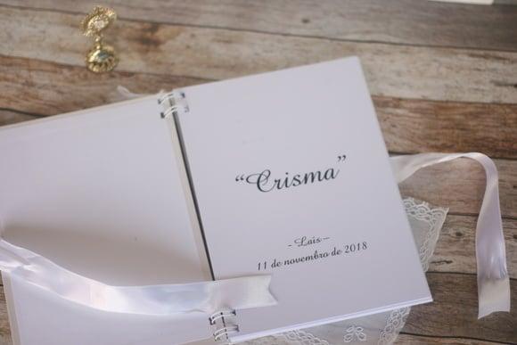 Livro de Assinaturas para Primeira Eucaristia ou Crisma | Scrapbo