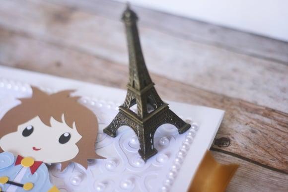 Livro de Assinaturas Pequeno Príncipe | Scrapbook Artesanal Pers