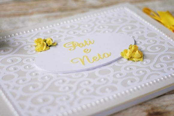 Livro de Mensagens para Casamento Personalizado | Scrapbook Artes