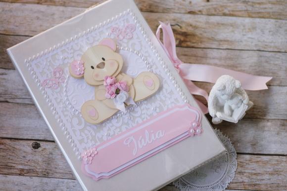 Álbum de Fotos Infantil em Scrapbook | Álbum Artesanal para 180
