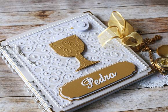 Livro de Assinaturas para Primeira Eucaristia ou Crisma | Scrapbo