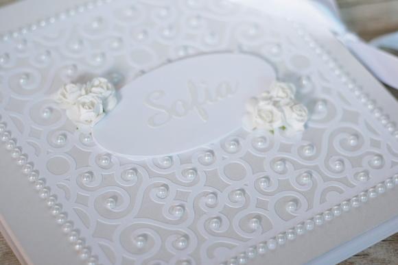 Kit Livro de Assinaturas com Caixa MDF | Scrapbook Artesanal Pers
