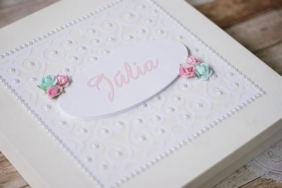Kit Livro de Assinaturas com Caixa MDF | Scrapbook Artesanal Pers