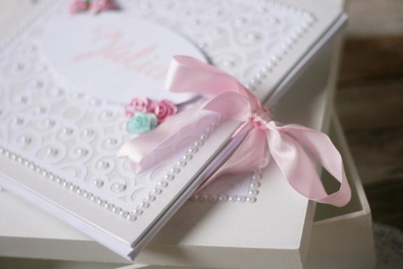 Kit Livro de Assinaturas com Caixa MDF | Scrapbook Artesanal Pers