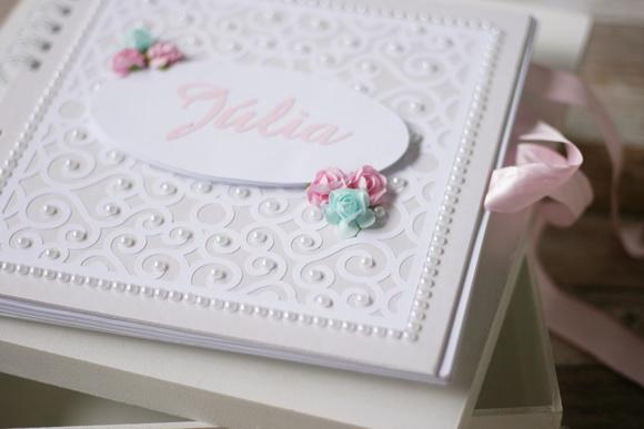 Kit Livro de Assinaturas com Caixa MDF | Scrapbook Artesanal Pers