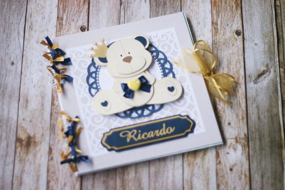Livro de Assinaturas para Maternidade Personalizado com Caixa MDF