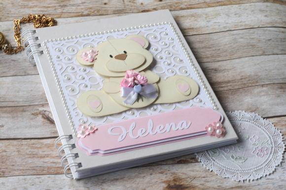 Álbum de Fotos Personalizado Scrapbook com Capa em Cartonagem | 