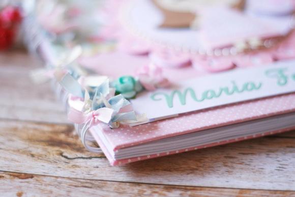 Livro de Assinaturas Princesa e Passarinho Personalizado 21x21 co