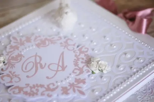 Livro de Mensagens para Casamento em Scrapbook | Álbum Artesanal