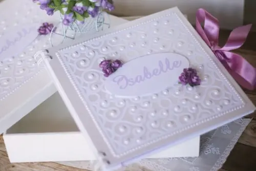 Kit Livro de Assinaturas para 15 Anos com Caixa MDF | Scrapbook Artesanal Personalizado