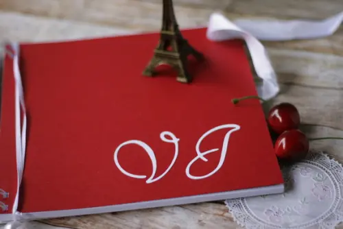 Livro de Assinaturas Personalizado 21x21 | Caderno de Mensagens A