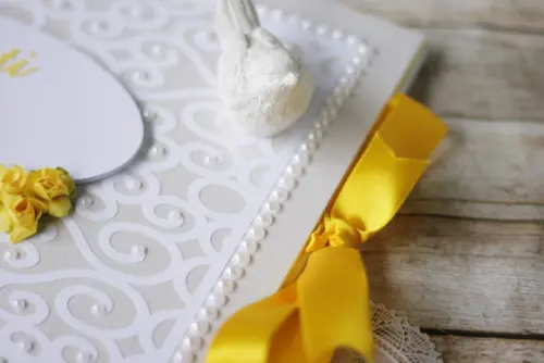 Livro de Mensagens para Casamento Personalizado | Scrapbook Artes