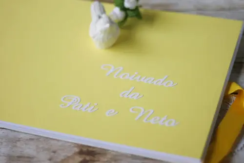 Livro de Mensagens para Casamento Personalizado | Scrapbook Artes