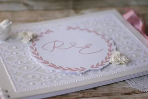 Livro de Assinaturas para Casamento Personalizado |  Scrapbook Lu