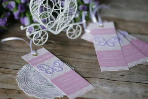 Marcador de Página Personalizado para Nascimento | Lembrancinha Artesanal em Scrapbook