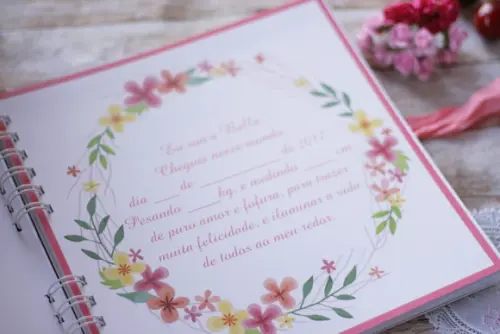 Livro de Assinaturas Personalizado com Dados de Nascimento | Scra