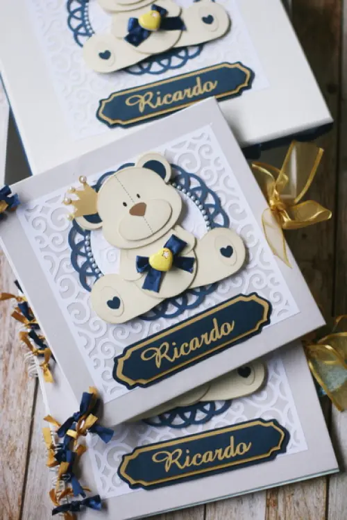 Kit Maternidade Personalizado com Livro do Bebê + Livro de Assin
