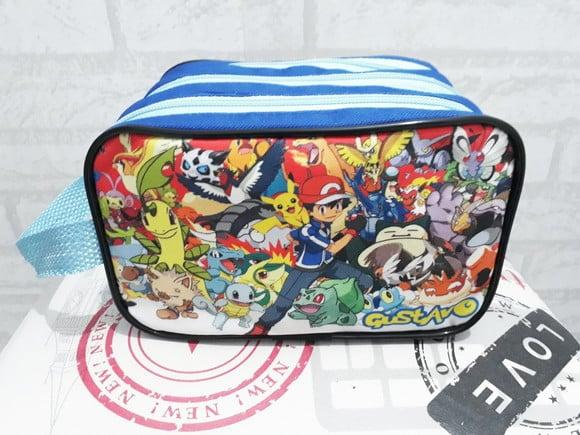 Estojo Triplo Pokemon