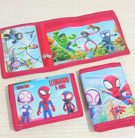 Carteira Infantil Homem Aranha