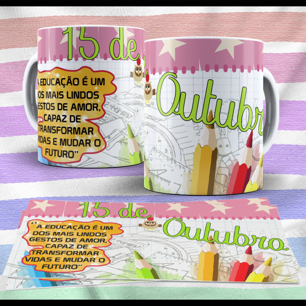 CANECA DIA DOS PROFESSORES