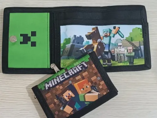 Carteira Infantil Minecraft