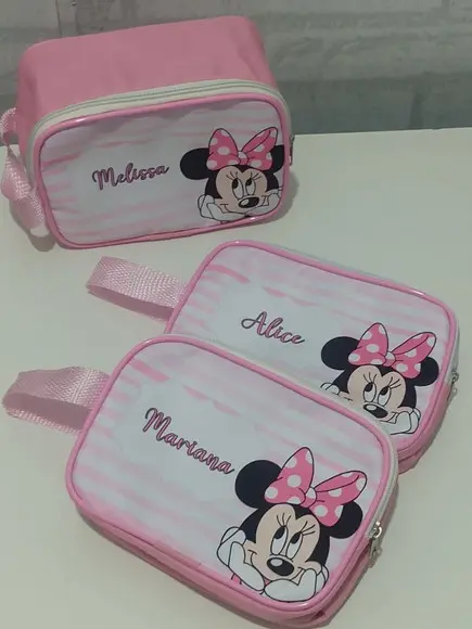 Necessaire Personalizada Minnie/Mickey